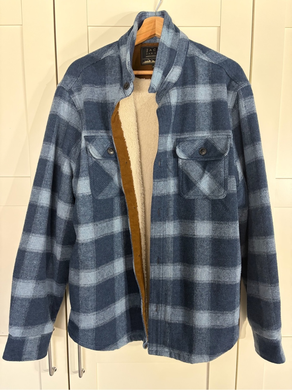 Jachs Blue Plaid Lightweight Shirt Jacket W